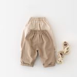 [73-110cm]ベーシック 無地 パンツ - Image 3