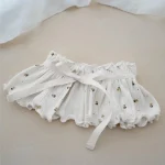 [66-90cm] ボンネットOR小花柄 オールインワン - Image 3