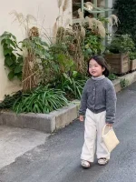 [73-100cm] ボアボア カーディガン - Image 6