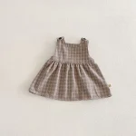 [73-110cm]チェック ワンピース orフリル襟 トップス おしゃれ - Image 10