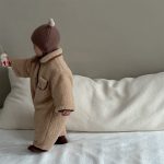 [66-90cm] 両面きれ 中綿 キルティング オールインワン - Image 14