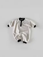 [66-90cm] ボーダー オールインワン - Image 6