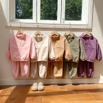 [80-120cm] カラフル フリース セットアップ - Image 4