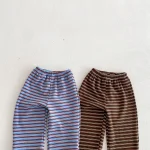 [80-130cm]セットアップ ボーダー フード付き カジュアル 子供服 - Image 23