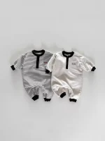 [66-90cm] ボーダー オールインワン - Image 15