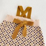 [66-90cm]からし色 レトロ ニット サロペット - Image 14