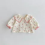 [66-100cm] チェリープリント セットアップ - Image 7