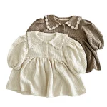 [73-100cm] デイジー襟 ワンピース - Image 4