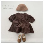 [80-130cm] コーデュロイ ワンピース - Image 4