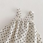 [73-100cm]サロペットOR長袖Tシャツ ドット 定番 可愛い 合わせやすい ボトムス - Image 2