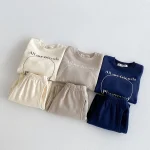 [80-130cm]英字 カジュアル セットアップ - Image 3