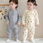 [66-100cm] ヨーロッパ風 小花柄 オールインワン - Image 10