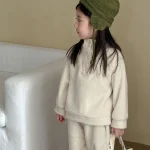 [80-150cm] フリースボタン付き セットアップ - Image 7