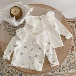 [66-90cm]インナーシャツ フリル襟 ロングスリーブ おしゃれ 肌に優しい トップス - Image 15