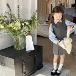 [90-160cm] フォーマル シンプル シャツ or太プリーツジャンパー スカート - Image 11