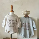 [66-90cm] クマ柄 ロンパース - Image 7