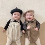 [66-90cm] INS映え ミニマリズム サロペット ロンパース - Image 10