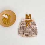 [66-90cm]からし色 レトロ ニット サロペット - Image 12