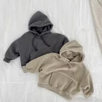 [80-130cm] カジュアル フーディ セットアップ - Image 4