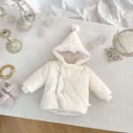 [66-100cm] シンプルデザイン フーディー アウター - Image 10