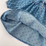 [66-110cm]ワンピースORロンパース デニム フリルネック 可愛い 女の子 - Image 19