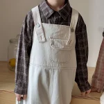 [80-150cm] ポケット付き サロペット or ワンピース - Image 7