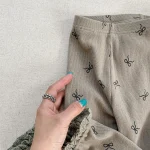 [80-130cm] リボン柄 レギンス - Image 9