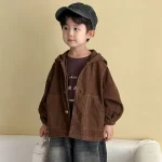 [80-150cm] フード付き ポケット付き アウター - Image 16