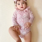 [66-90cm] レオパード ロンパース - Image 8